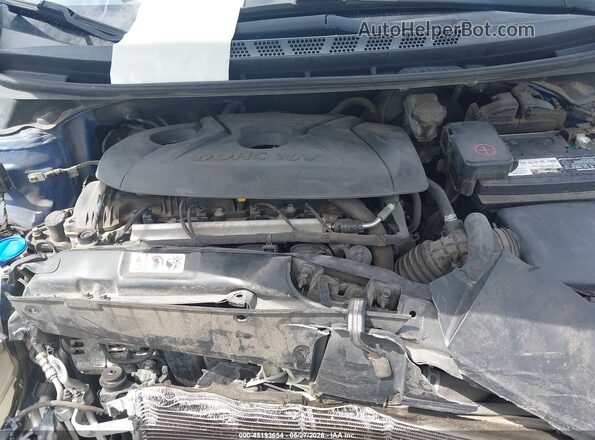 5NPDH4AE1GH736230 2016 HYUNDAI ELANTRA Blue Вид ззаду