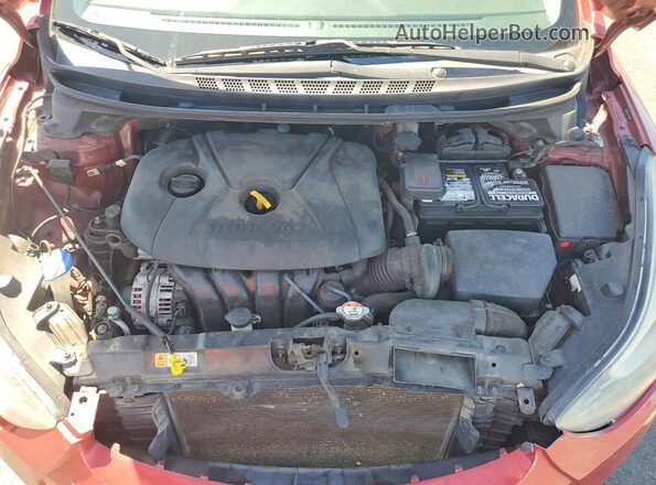 5NPDH4AE1GH748362 2016 HYUNDAI ELANTRA Burgundy 