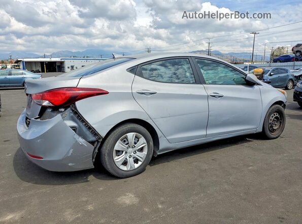 5NPDH4AE2GH688012 2016 HYUNDAI ELANTRA Silver Հետևի աջ