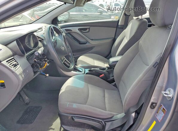 5NPDH4AE2GH688012 2016 HYUNDAI ELANTRA Silver Սալոնի դիմացի տեսք