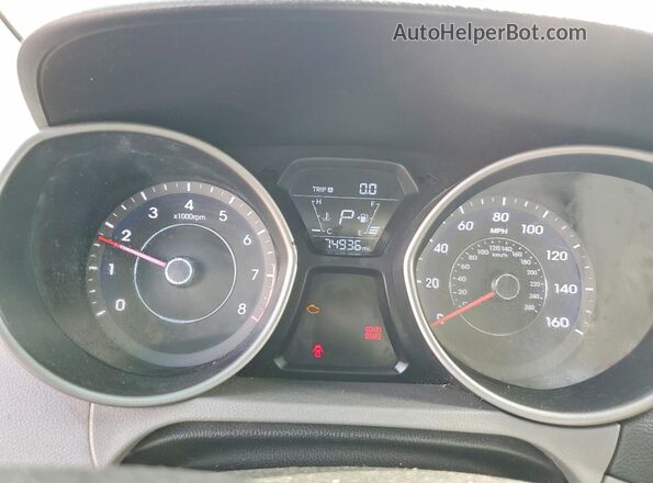 5NPDH4AE2GH688012 2016 HYUNDAI ELANTRA Silver Սարքավորումների վահանակի տեսք