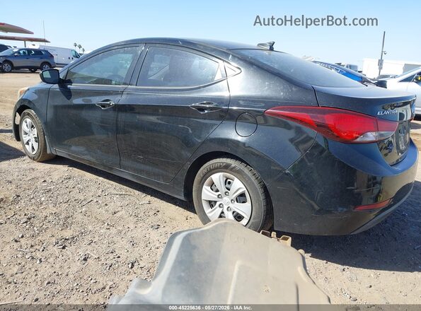 5NPDH4AE2GH724782 2016 HYUNDAI ELANTRA Black Հետևի ձախ