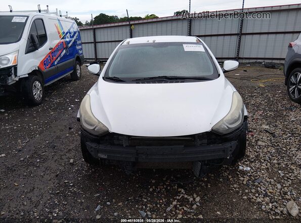 5NPDH4AE2GH753506 2016 HYUNDAI ELANTRA White Widok wnętrza z tyłu