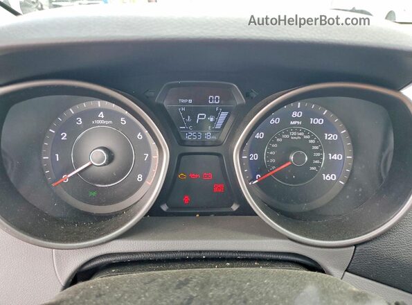 5NPDH4AE2GH756454 2016 HYUNDAI ELANTRA Белый Вид щитка приборов