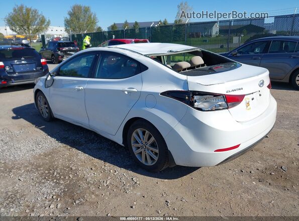 5NPDH4AE3GH661126 2016 HYUNDAI ELANTRA White Հետևի ձախ