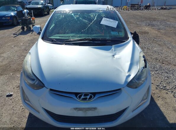 5NPDH4AE3GH661126 2016 HYUNDAI ELANTRA White Դիմացի տեսք
