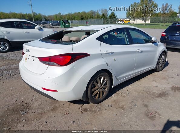 5NPDH4AE3GH661126 2016 HYUNDAI ELANTRA White Հետևի աջ