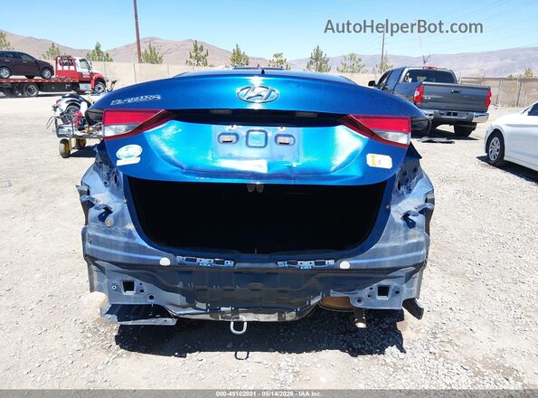 5NPDH4AE3GH702354 2016 HYUNDAI ELANTRA Blue 