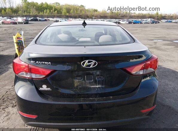 5NPDH4AE3GH715301 2016 HYUNDAI ELANTRA Black 