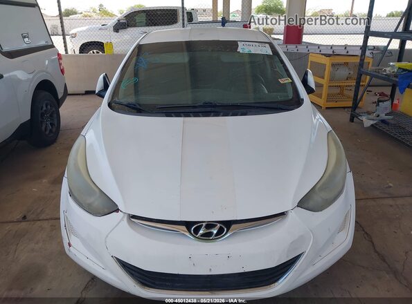 5NPDH4AE3GH740215 2016 HYUNDAI ELANTRA White Front view
