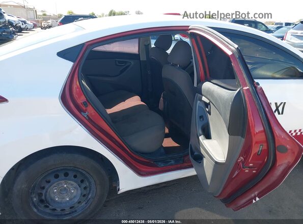 5NPDH4AE3GH740215 2016 HYUNDAI ELANTRA White VIN sticker view