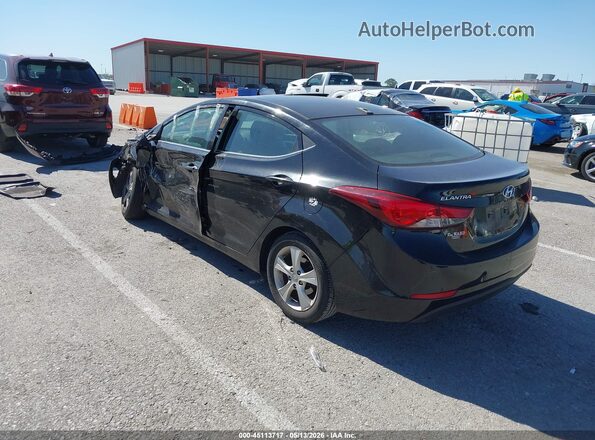 5NPDH4AE3GH768242 2016 HYUNDAI ELANTRA Черный Задняя левая четверть