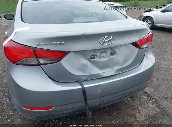 5NPDH4AE4GH695981 2016 HYUNDAI ELANTRA Silver Widok zestawu wskaźników