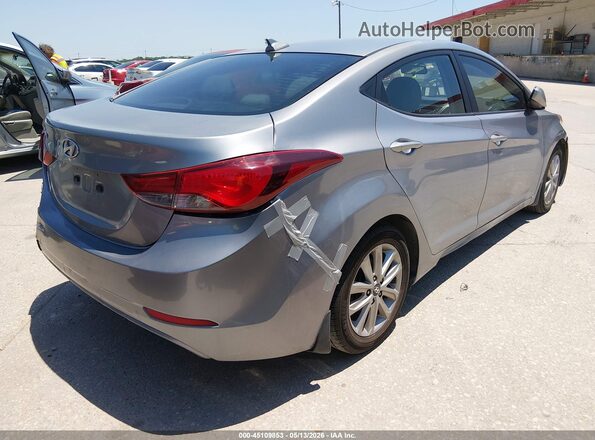 5NPDH4AE4GH714724 2016 HYUNDAI ELANTRA Gray Rear right