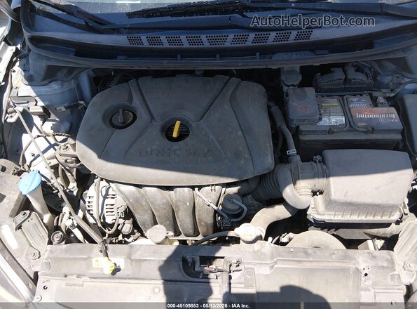 5NPDH4AE4GH714724 2016 HYUNDAI ELANTRA Gray Rear view