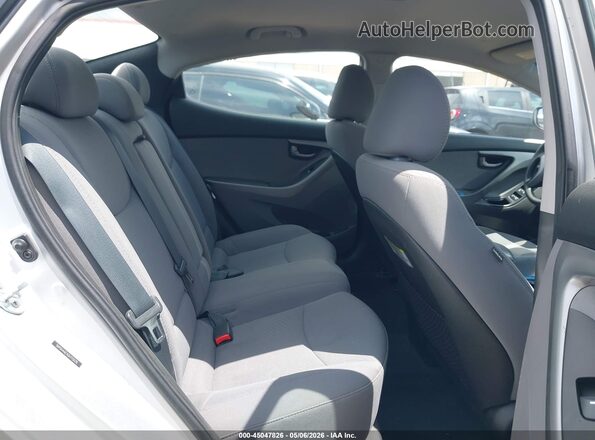 5NPDH4AE4GH715078 2016 HYUNDAI ELANTRA Silver VIN sticker view