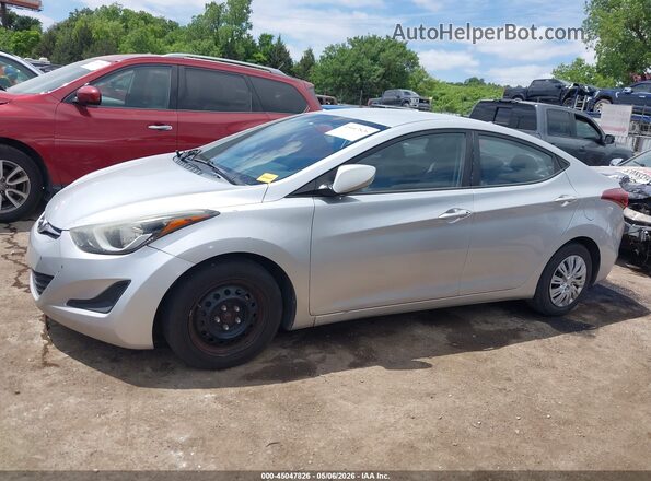 5NPDH4AE4GH715078 2016 HYUNDAI ELANTRA Silver 