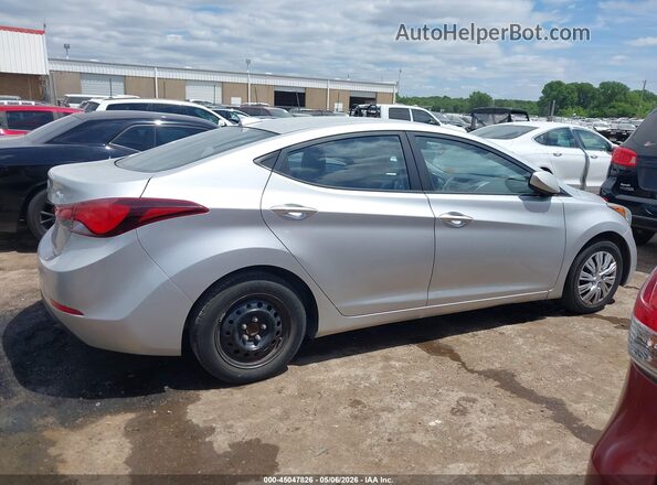5NPDH4AE4GH715078 2016 HYUNDAI ELANTRA Silver 360 interior view