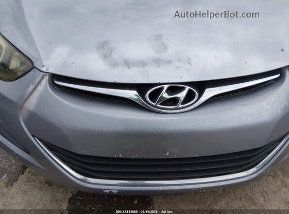 5NPDH4AE4GH730082 2016 HYUNDAI ELANTRA Silver Front view