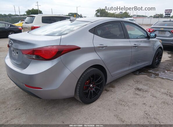 5NPDH4AE4GH730082 2016 HYUNDAI ELANTRA Silver Rear right