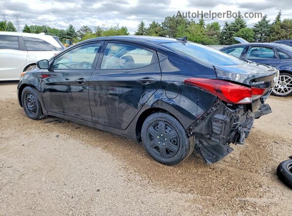 5NPDH4AE4GH756374 2016 HYUNDAI ELANTRA Black 
