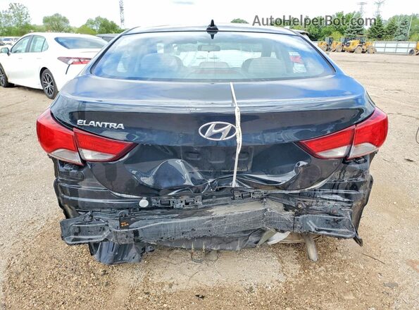 5NPDH4AE4GH756374 2016 HYUNDAI ELANTRA Black 