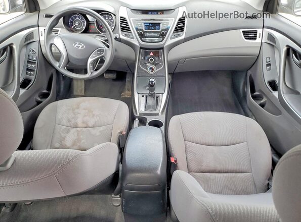 5NPDH4AE4GH756374 2016 HYUNDAI ELANTRA Black 