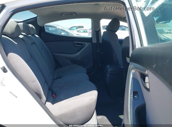 5NPDH4AE4GH770095 2016 HYUNDAI ELANTRA White 