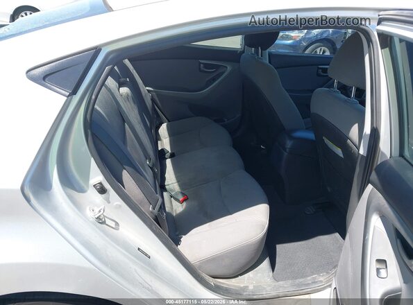 5NPDH4AE4GH771490 2016 HYUNDAI ELANTRA Silver VIN კოდის სტიკერის ხედი