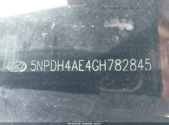 5NPDH4AE4GH782845 2016 HYUNDAI ELANTRA Blue 