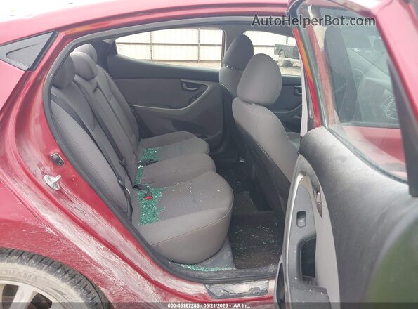 5NPDH4AE5GH653576 2016 HYUNDAI ELANTRA Красный Вид наклейки с VIN-кодом