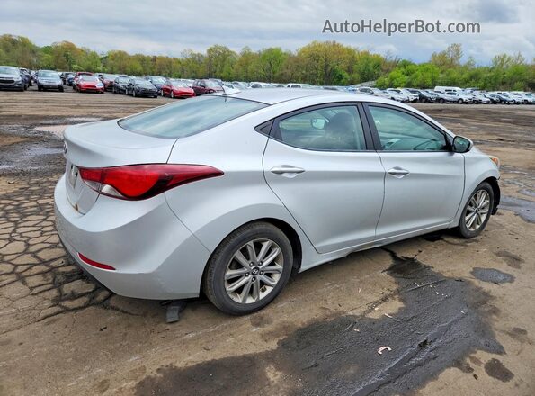 5NPDH4AE5GH654503 2016 HYUNDAI ELANTRA Silver 