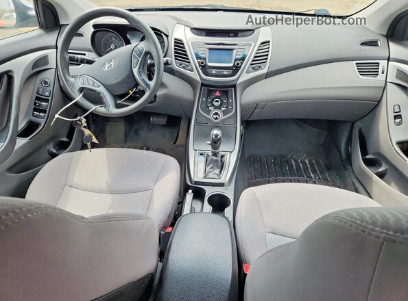 5NPDH4AE5GH654503 2016 HYUNDAI ELANTRA Silver 