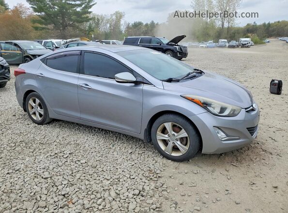 5NPDH4AE5GH714702 2016 HYUNDAI ELANTRA Silver 
