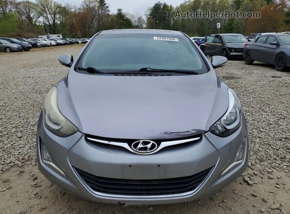 5NPDH4AE5GH714702 2016 HYUNDAI ELANTRA Silver 