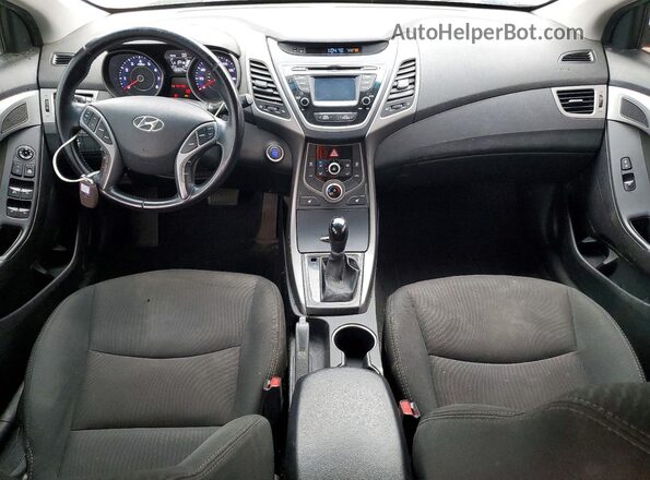 5NPDH4AE5GH714702 2016 HYUNDAI ELANTRA Silver 