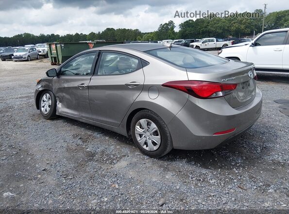 5NPDH4AE5GH753838 2016 HYUNDAI ELANTRA Tan Trasero izquierdo