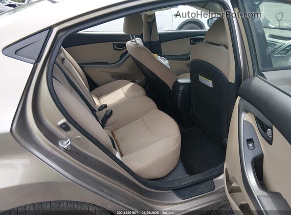 5NPDH4AE5GH753838 2016 HYUNDAI ELANTRA Tan Vista de la etiqueta del VIN