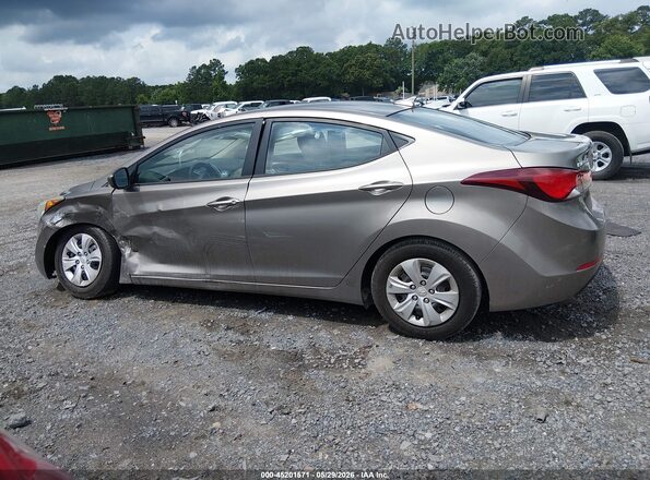 5NPDH4AE5GH753838 2016 HYUNDAI ELANTRA Tan Vista interior de 360 grados