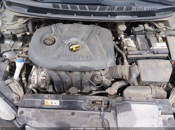 5NPDH4AE5GH765326 2016 HYUNDAI ELANTRA Black Հետևի տեսք
