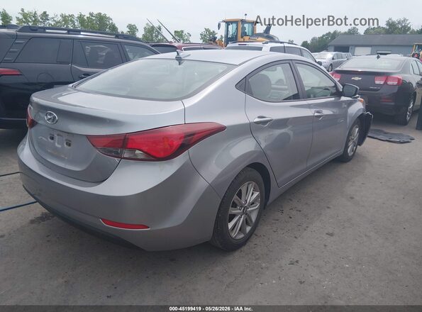 5NPDH4AE5GH775516 2016 HYUNDAI ELANTRA Gray Trasero derecho