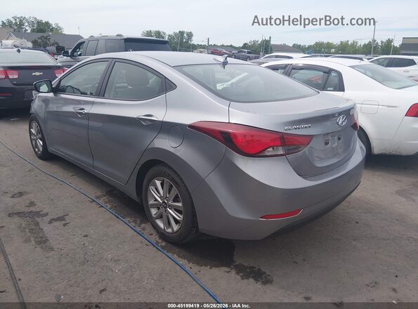 5NPDH4AE5GH775516 2016 HYUNDAI ELANTRA Gray Trasero izquierdo