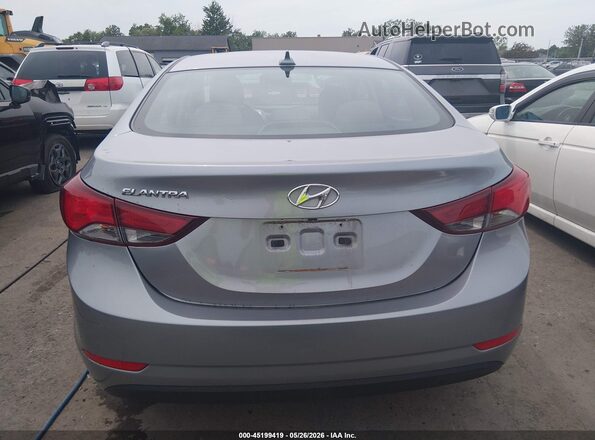 5NPDH4AE5GH775516 2016 HYUNDAI ELANTRA Gray 