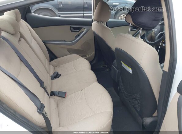 5NPDH4AE5GH777623 2016 HYUNDAI ELANTRA White Вид наклейки з VIN-кодом