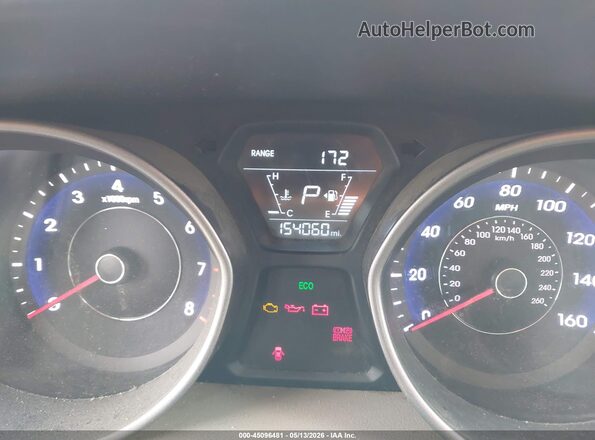 5NPDH4AE5GH777623 2016 HYUNDAI ELANTRA White Вид задніх сидінь