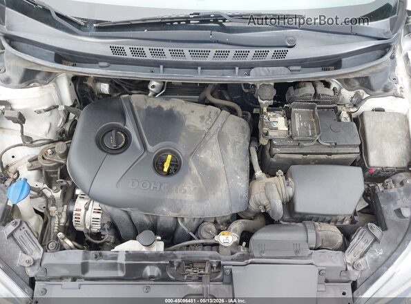 5NPDH4AE5GH777623 2016 HYUNDAI ELANTRA White 
