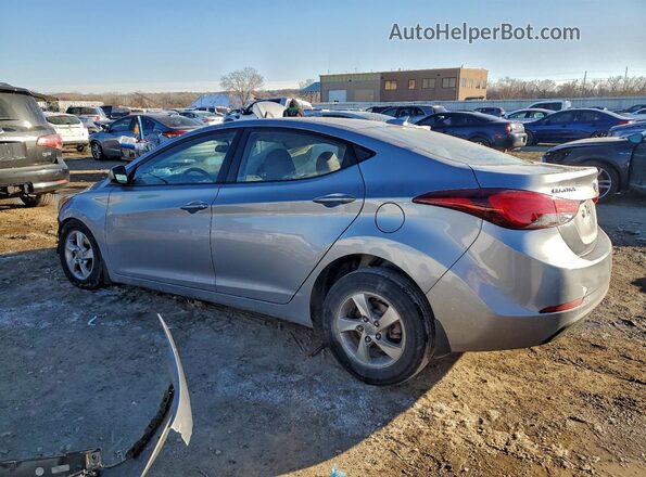 5NPDH4AE6GH694766 2016 HYUNDAI ELANTRA Silver Rear left