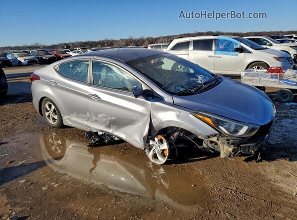 5NPDH4AE6GH694766 2016 HYUNDAI ELANTRA Silver Front right