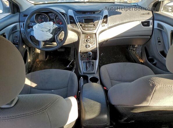 5NPDH4AE6GH694766 2016 HYUNDAI ELANTRA Silver Dashboard view