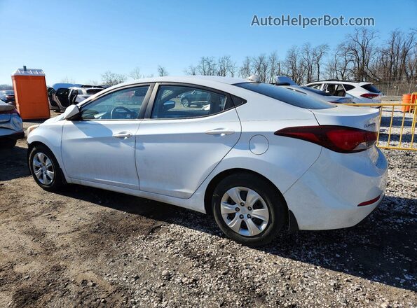 5NPDH4AE6GH731153 2016 HYUNDAI ELANTRA Белый 